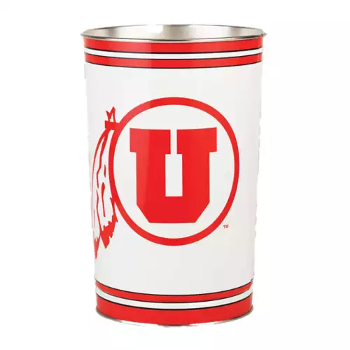 Wincraft Utah Utes Trash Can 1 Wincraft Utah Utes Trash Can