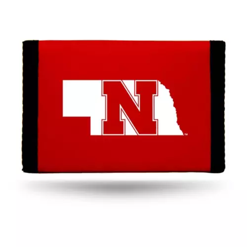Rico Industries Rico Nebraska Cornhuskers Nylon Trifold Wallet 1 Rico Industries Rico Nebraska Cornhuskers Nylon Trifold Wallet