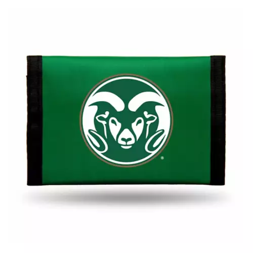 Rico Industries Rico Colorado State Rams Nylon Trifold Wallet 1 Rico Industries Rico Colorado State Rams Nylon Trifold Wallet