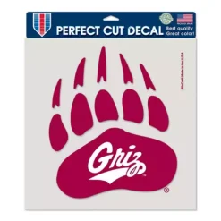 Wincraft Montana Grizzlies 8X8 Perfect Cut Decal