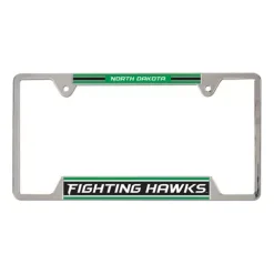Wincraft North Dakota Fighting Hawks Metal License Plate Frame