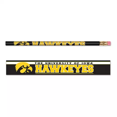 Wincraft Iowa Hawkeyes 6 Pack Pencils 1 Wincraft Iowa Hawkeyes 6 Pack Pencils