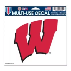 Wincraft Wisconsin Badgers Ultra 5"x6" Decal