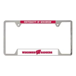 Wincraft Wisconsin Badgers Metal License Plate Frame
