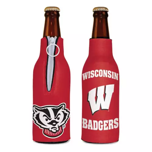 Wincraft Wisconsin Badgers Zippered Bottle Cooler 1 Wincraft Wisconsin Badgers Zippered Bottle Cooler