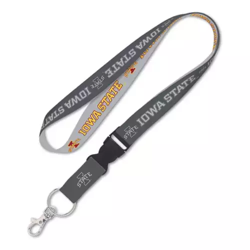 Wincraft Iowa State Cyclones Charcoal Lanyard 1 Wincraft Iowa State Cyclones Charcoal Lanyard