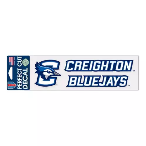 Wincraft Creighton Bluejays 3X10 Perfect Cut Decal 1 Wincraft Creighton Bluejays 3X10 Perfect Cut Decal