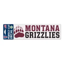 Wincraft Montana Grizzlies 3X10 Perfect Cut Decal
