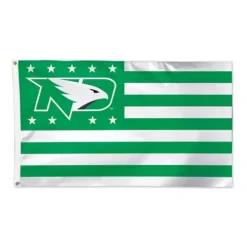 Wincraft North Dakota Fighting Hawks 3x5 Stars And Stripes Flag