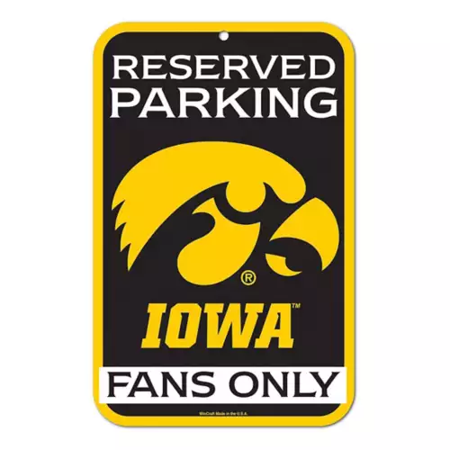 Wincraft Iowa Hawkeyes 11X17 Plastic Sign 1 Wincraft Iowa Hawkeyes 11X17 Plastic Sign
