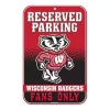 Wincraft Wisconsin Badgers 11X17 Plastic Sign