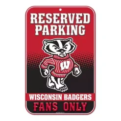 Wincraft Wisconsin Badgers 11X17 Plastic Sign