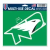 Wincraft North Dakota Fighting Hawks 5X6 Multi Use Decal