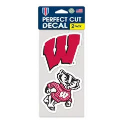 Wincraft Wisconsin Badgers 4X8 Perfect Cut Decal