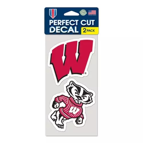 Wincraft Wisconsin Badgers 4X8 Perfect Cut Decal 1 Wincraft Wisconsin Badgers 4X8 Perfect Cut Decal