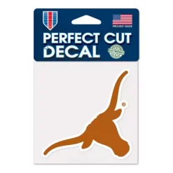Wincraft Texas Longhorns 4X4 Perfect Cut Decal