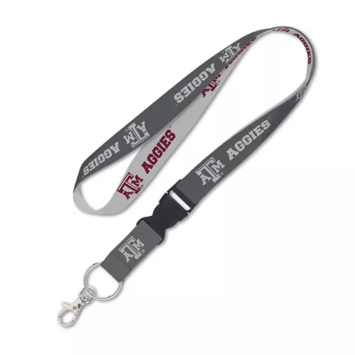 Wincraft Texas A&M Aggies Grey Lanyard 1 Wincraft Texas A&M Aggies Grey Lanyard