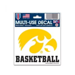 Wincraft Iowa Hawkeyes Basketball 3"x4" Decal