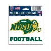 Wincraft North Dakota State Bison Football 3"x4" Decal