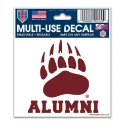 Wincraft Montana Grizzlies 3X4 Multi Use Decal