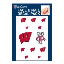 Wincraft Wisconsin Badgers Fingernail Tattoos 4pk