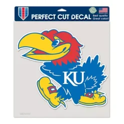 Wincraft Kansas Jayhawks 8"x8" Perfect Cut Decal