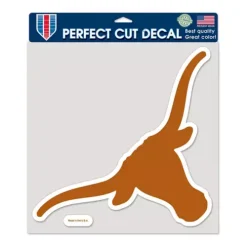 Wincraft Texas Longhorns 8"x8" Perfect Cut Decal