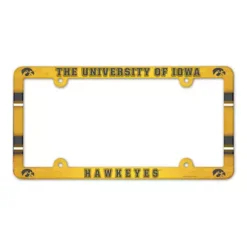 Wincraft Iowa Hawkeyes Plastic License Plate Frame