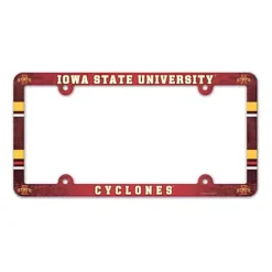 Wincraft Iowa State Cyclones Plastic License Plate Frame