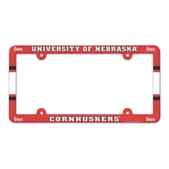 Wincraft Nebraska Cornhuskers Plastic License Plate Frame