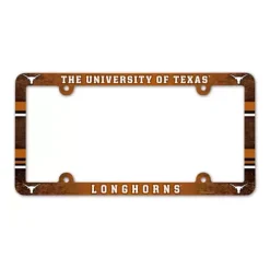Wincraft Texas Longhorns Plastic License Plate Frame