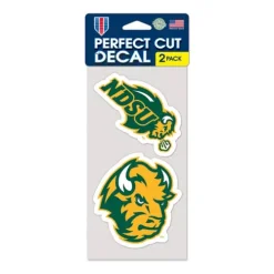 Wincraft North Dakota State Bison 4"x8" Perfect Cut Decal
