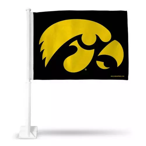 Rico Industries Rico Iowa Hawkeyes Car Flag 1 Rico Industries Rico Iowa Hawkeyes Car Flag
