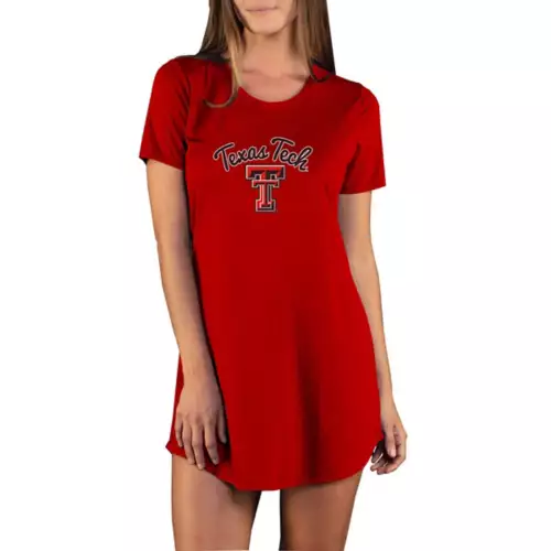 Concepts Sport Women's Texas Tech Red Raiders Marathon Nightshirt 1 Concepts Sport Women's Texas Tech Red Raiders Marathon Nightshirt