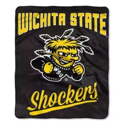 TheNorthwest Wichita State Shockers Alumni Raschel Throw 50X60 Blanket