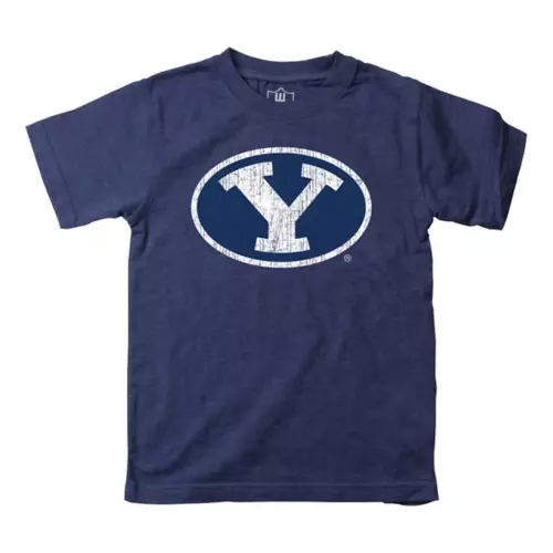 Wes And Willy Toddler BYU Cougars Basic Logo T-Shirt 1 Wes And Willy Toddler BYU Cougars Basic Logo T-Shirt