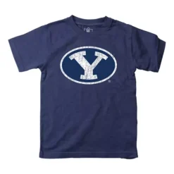 Wes And Willy Kids' BYU Cougars Basic Logo T-Shirt