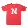 Wes And Willy Kids' Nebraska Cornhuskers Basic Logo T-Shirt