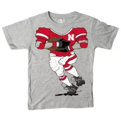 Wes And Willy Toddler Nebraska Cornhuskers Football Player T-Shirt