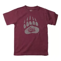 Wes And Willy Infant Montana Grizzlies Basic Logo T-Shirt