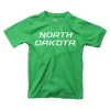 Wes And Willy Kids' North Dakota Fighting Hawks Script Logo T-Shirt