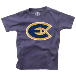 Wes And Willy Kids' UW-Eau Claire Blugolds Basic Logo T-Shirt