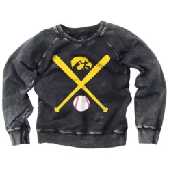 Wes And Willy Kids' Iowa Hawkeyes Ruth Crewneck Sweatshirt