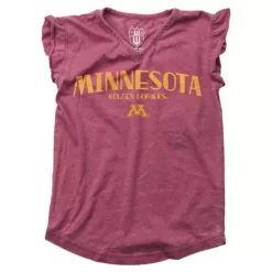 Wes And Willy Girls' Minnesota Golden Gophers Ariel T-Shirt
