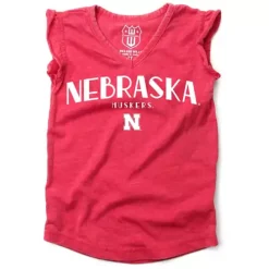 Wes And Willy Girls' Nebraska Cornhuskers Ariel T-Shirt