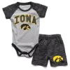 Wes And Willy Infant Iowa Hawkeyes Hiro Onesie/Short Set