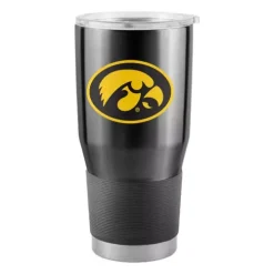 Logo Brands Iowa Hawkeyes 30oz. Stainless Letterman Tumbler