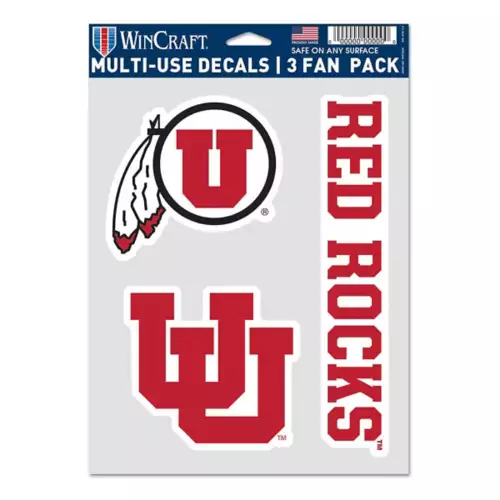 Wincraft Utah Utes Fan Decal 1 Wincraft Utah Utes Fan Decal