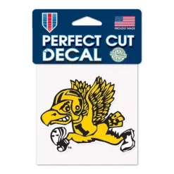 Wincraft Iowa Hawkeyes 4x4 Vintage Football Decal