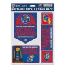 Wincraft Kansas Jayhawks 2022 National Champions 3pk Decals Fan Pack
